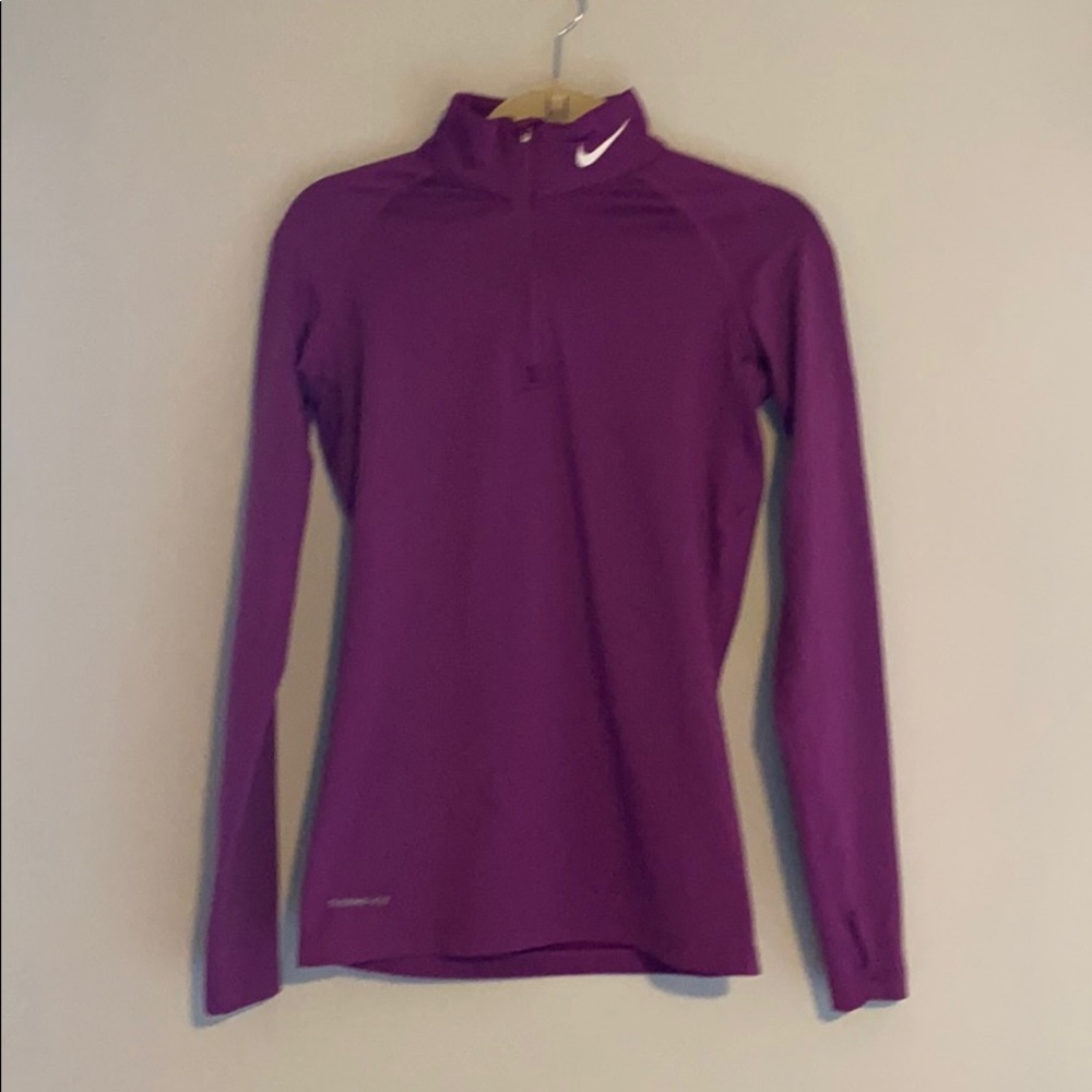Nike Pro Mock Neck 1/4 Zip Running Top